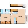 東海道本線/静岡駅 バス:30分:停歩5分 2階 築13年 1LDKの間取り