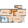 東海道本線/静岡駅 バス:35分:停歩9分 2階 築12年 2LDKの間取り