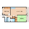 東海道本線/静岡駅 徒歩16分 2階 築36年 2LDKの間取り