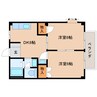 東海道本線/静岡駅 バス:21分:停歩8分 2階 築30年 2DKの間取り