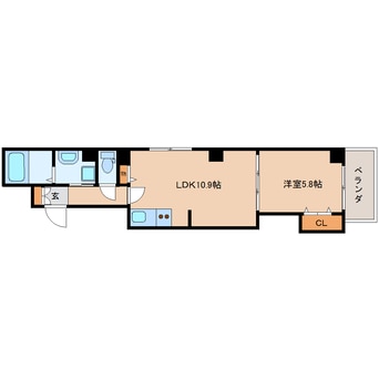 間取図 静岡鉄道静岡清水線/日吉町駅 徒歩8分 3階 築11年