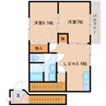 東海道本線/静岡駅 バス:27分:停歩2分 2階 築26年 2LDKの間取り