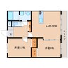 東海道本線/静岡駅 バス:19分:停歩3分 4階 築17年 2LDKの間取り