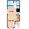 東海道本線/静岡駅 徒歩16分 6階 築43年 1DKの間取り