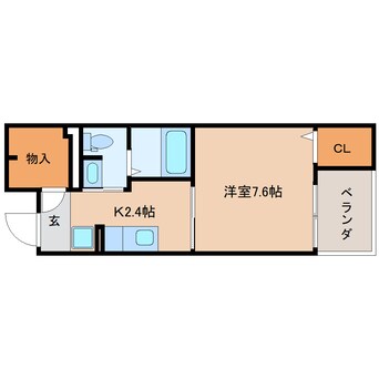 間取図 東海道本線/静岡駅 バス17分千代田三丁目下車:停歩3分 1階 築10年