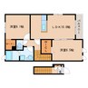 東海道本線/静岡駅 バス:35分:停歩10分 2階 築11年 2LDKの間取り