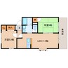 東海道本線/静岡駅 バス:19分:停歩7分 1階 築29年 2LDKの間取り