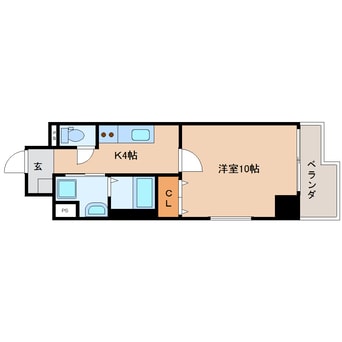 間取図 東海道本線/静岡駅 徒歩20分 1階 築10年