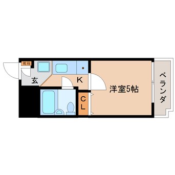 間取図 静岡鉄道静岡清水線/音羽町駅 徒歩3分 3階 築36年