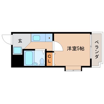 間取図 静岡鉄道静岡清水線/音羽町駅 徒歩3分 4階 築35年