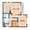 東海道本線/安倍川駅 徒歩23分 3階 築10年 1LDKの間取り