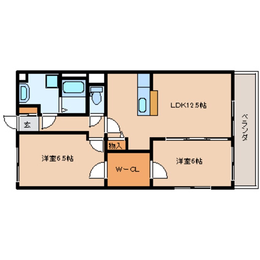 間取図 東海道本線/静岡駅 バス18分上土団地前下車:停歩1分 4階 築9年