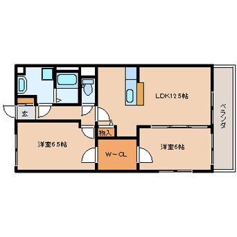 間取図 東海道本線/静岡駅 バス18分上土団地前下車:停歩1分 4階 築9年