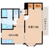 東海道本線/静岡駅 バス:19分:停歩2分 1階 築25年 1Kの間取り