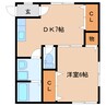 東海道本線/静岡駅 バス:25分:停歩7分 3階 築34年 1DKの間取り