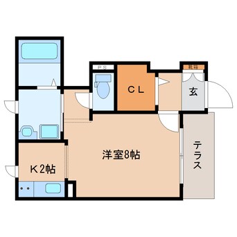 間取図 東海道新幹線（東海）/静岡駅 バス10分新丸子下車:停歩6分 1階 築9年