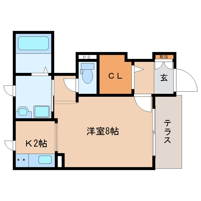 間取図 東海道新幹線（東海）/静岡駅 バス10分新丸子下車:停歩6分 1階 築9年