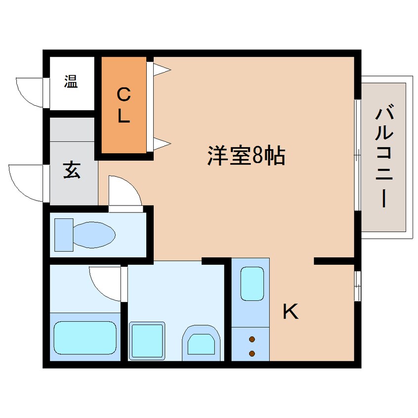 間取図 静岡鉄道静岡清水線/音羽町駅 徒歩17分 2階 築22年