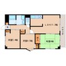 東海道本線/静岡駅 バス:15分:停歩1分 2階 築29年 3LDKの間取り