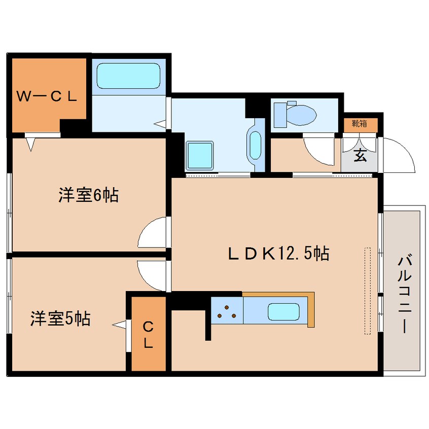 間取図 東海道本線/静岡駅 バス21分沓谷東下車:停歩2分 1階 築7年