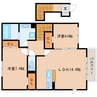 東海道本線/静岡駅 バス:26分:停歩3分 2階 築8年 2LDKの間取り