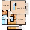 東海道本線/静岡駅 バス:26分:停歩3分 2階 築8年 2LDKの間取り