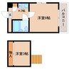 東海道本線/静岡駅 バス:19分:停歩3分 1階 築36年 1Kの間取り