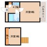 東海道本線/静岡駅 バス:19分:停歩3分 2階 築36年 1Kの間取り