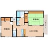 東海道本線/安倍川駅 徒歩6分 1階 築29年 2LDKの間取り