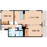 東海道本線/静岡駅 バス:29分:停歩1分 2階 築7年 2LDKの間取り