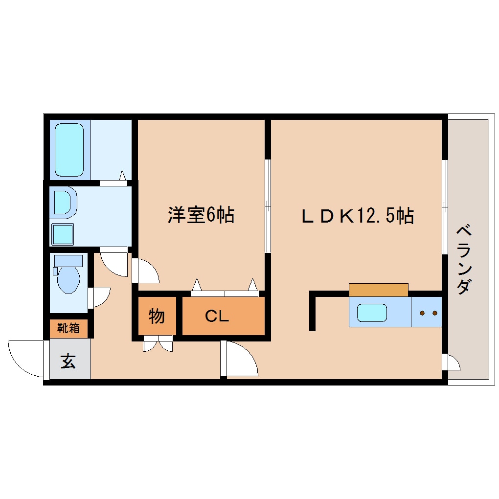 間取り図 東海道本線/安倍川駅 徒歩29分 2階 築7年