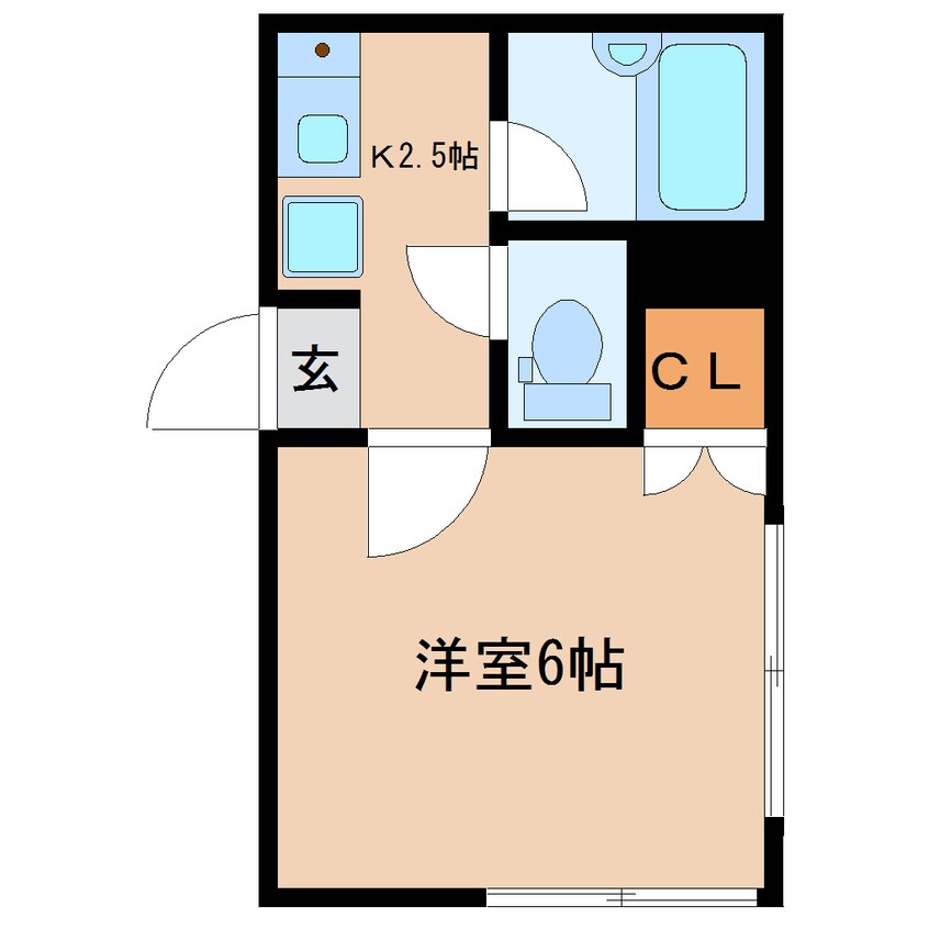 間取図 静岡鉄道静岡清水線/新静岡駅 徒歩14分 5階 築28年