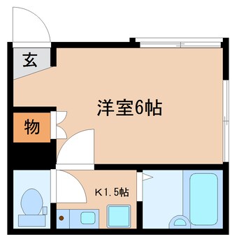 間取図 静岡鉄道静岡清水線/新静岡駅 徒歩14分 4階 築28年