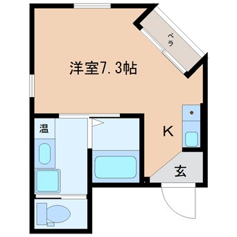 間取図 東海道本線/静岡駅 徒歩18分 4階 築5年