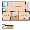 東海道本線/安倍川駅 徒歩22分 2階 築7年 2LDKの間取り