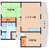 東海道本線/静岡駅 バス:20分:停歩3分 3階 築37年 2LDKの間取り