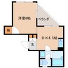 東海道本線/静岡駅 徒歩17分 4階 築34年 1DKの間取り