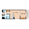 東海道本線/静岡駅 徒歩24分 2階 築7年 1LDKの間取り