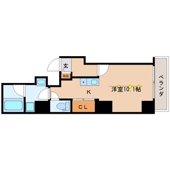 間取図 東海道本線/静岡駅 徒歩15分 5階 築7年