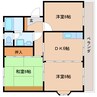 東海道本線/静岡駅 バス:16分:停歩3分 3階 築35年 3DKの間取り