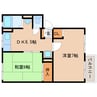 東海道本線/安倍川駅 徒歩3分 2階 築37年 2DKの間取り
