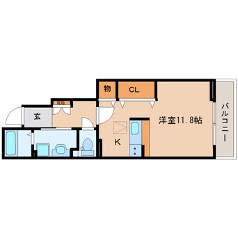 間取図 静岡鉄道静岡清水線/音羽町駅 徒歩13分 1階 築5年