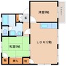 東海道本線/静岡駅 バス:33分:停歩4分 2階 築36年 2LDKの間取り