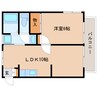 東海道本線/静岡駅 バス:25分:停歩1分 1階 築35年 1LDKの間取り