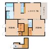 東海道本線/静岡駅 バス:35分:停歩9分 2階 築5年 2LDKの間取り