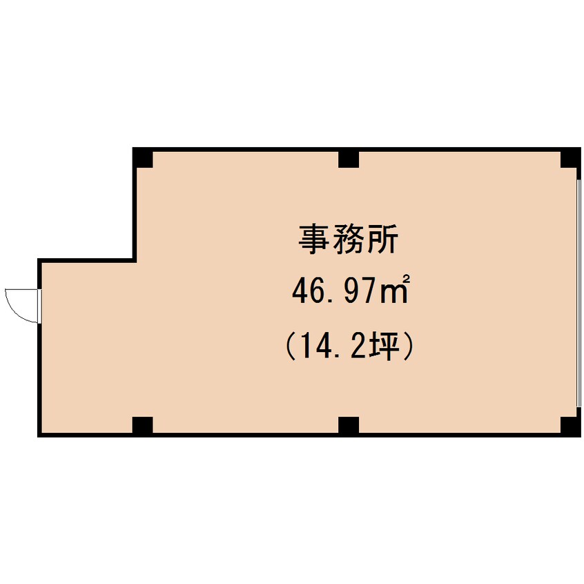 間取図 東海道本線/静岡駅 徒歩14分 1階 築28年