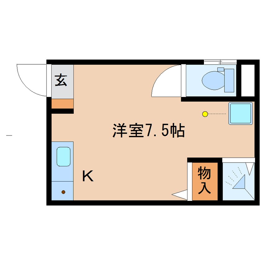 間取図 東海道本線/静岡駅 徒歩15分 1階 築32年