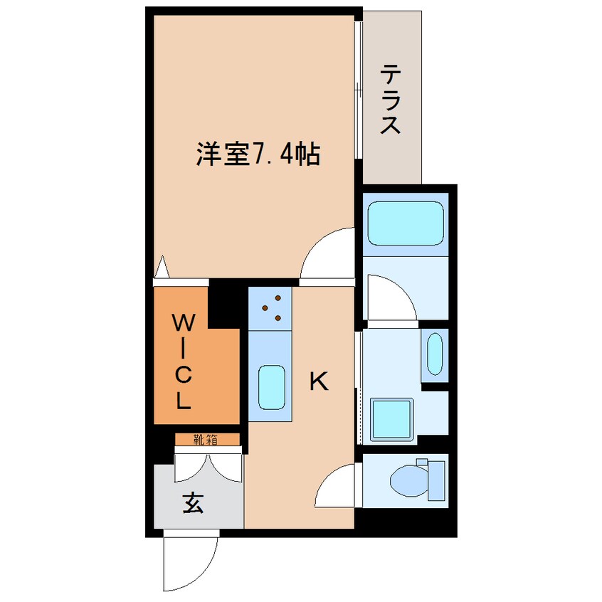 間取図 東海道本線/東静岡駅 徒歩7分 1階 築3年