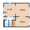 東海道本線/用宗駅 徒歩16分 1階 築38年 2DKの間取り