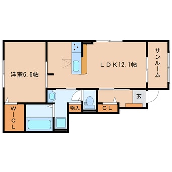 間取図 東海道本線/静岡駅 バス24分静岡西高校下車:停歩6分 1階 築4年